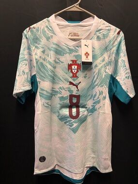 Bruno Fernandes Portugal 2026 away soccer jersey